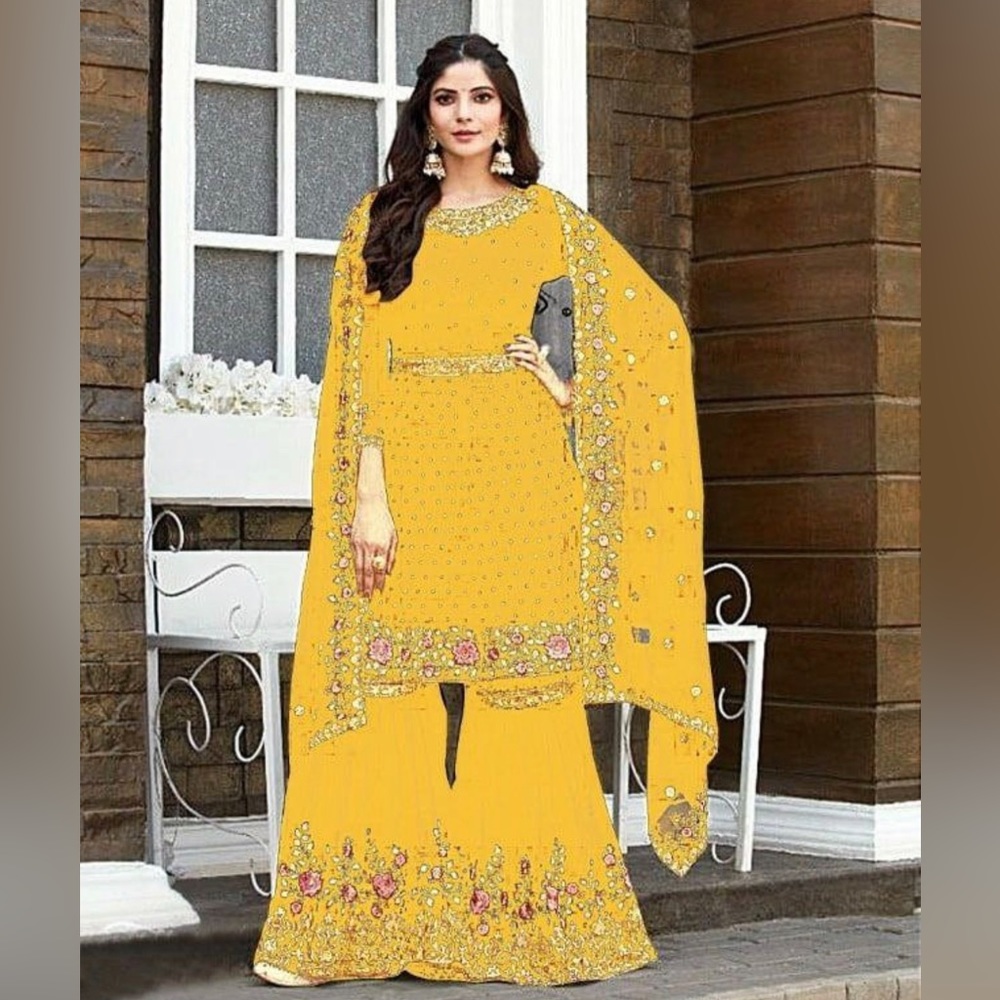 Wedding Bollywood Party Indian Salwar Anarkali Ethnic Plazzo Gown Suit Pakistani